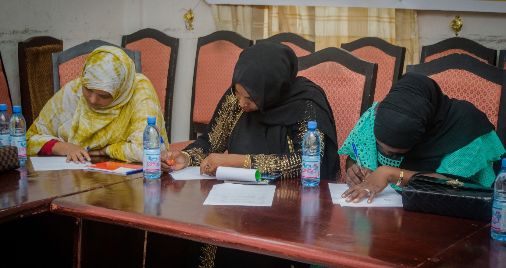 Séance de formation dans le cadre du projet Femmes dans la riposte Covid-19, Maison de la Femme, Bamako, 11 septembre 2020 (13/32)