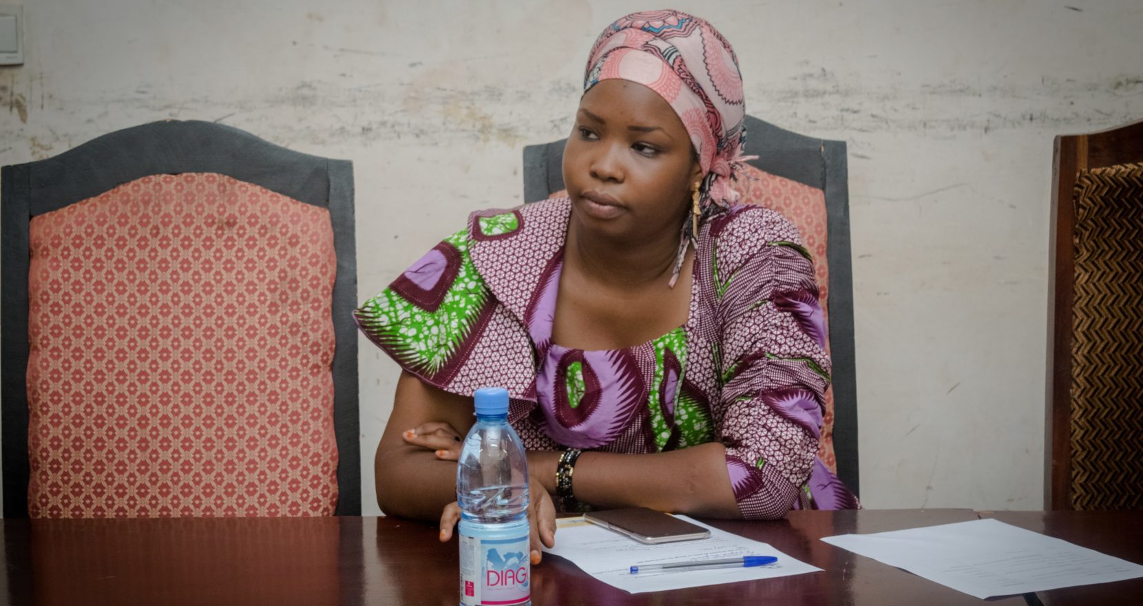 Séance de formation dans le cadre du projet Femmes dans la riposte Covid-19, Maison de la Femme, Bamako, 11 septembre 2020 (14/32)