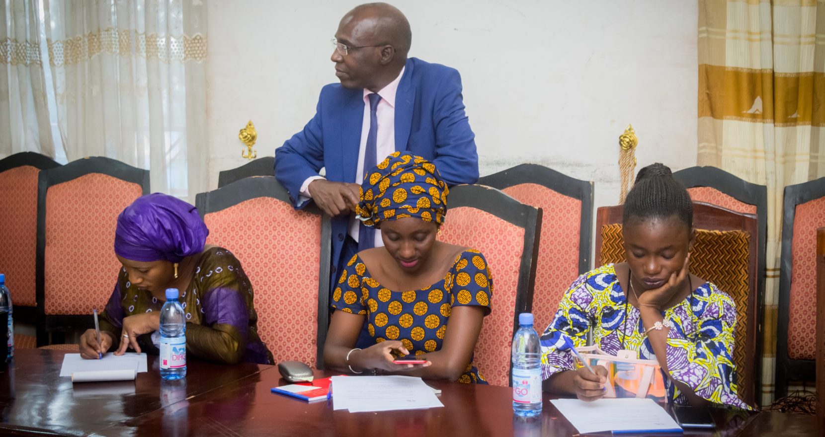 Séance de formation dans le cadre du projet Femmes dans la riposte Covid-19, Maison de la Femme, Bamako, 11 septembre 2020 (15/32)