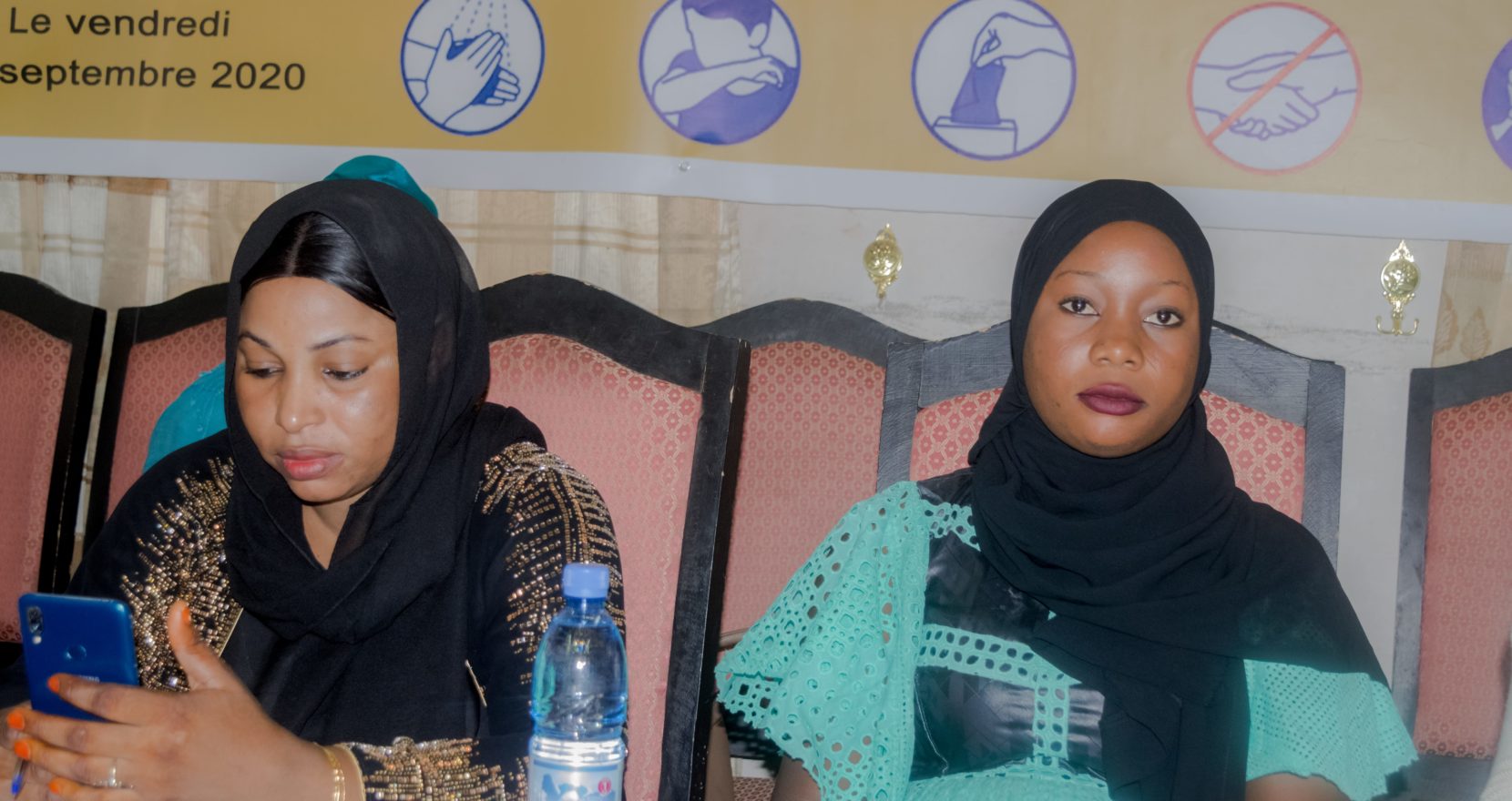 Séance de formation dans le cadre du projet Femmes dans la riposte Covid-19, Maison de la Femme, Bamako, 11 septembre 2020 (17/32)