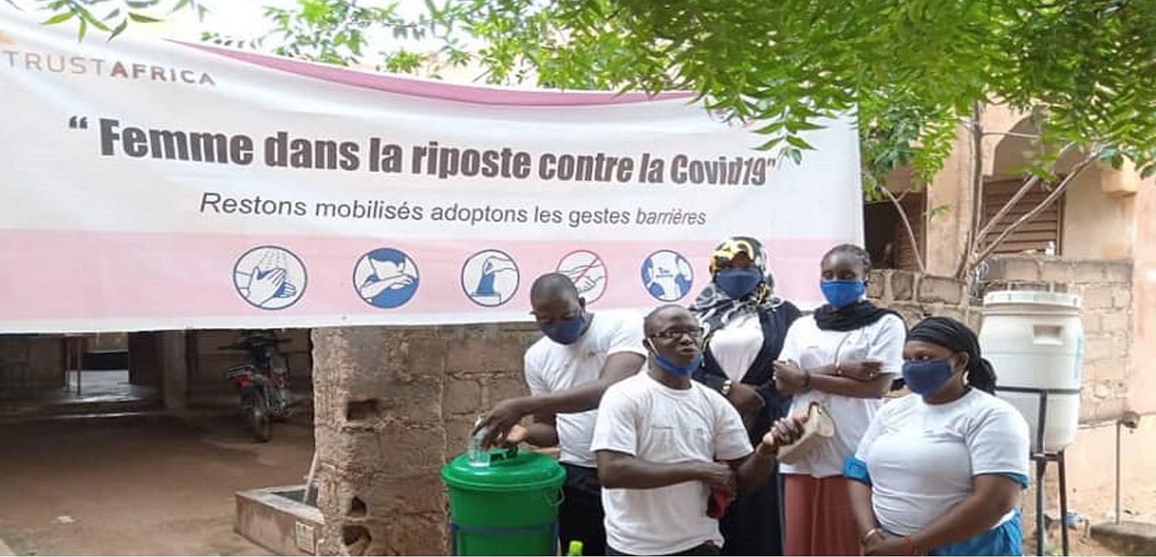Séance de formation dans le cadre du projet Femmes dans la riposte Covid-19, Maison de la Femme, Bamako, 11 septembre 2020 (23/32)