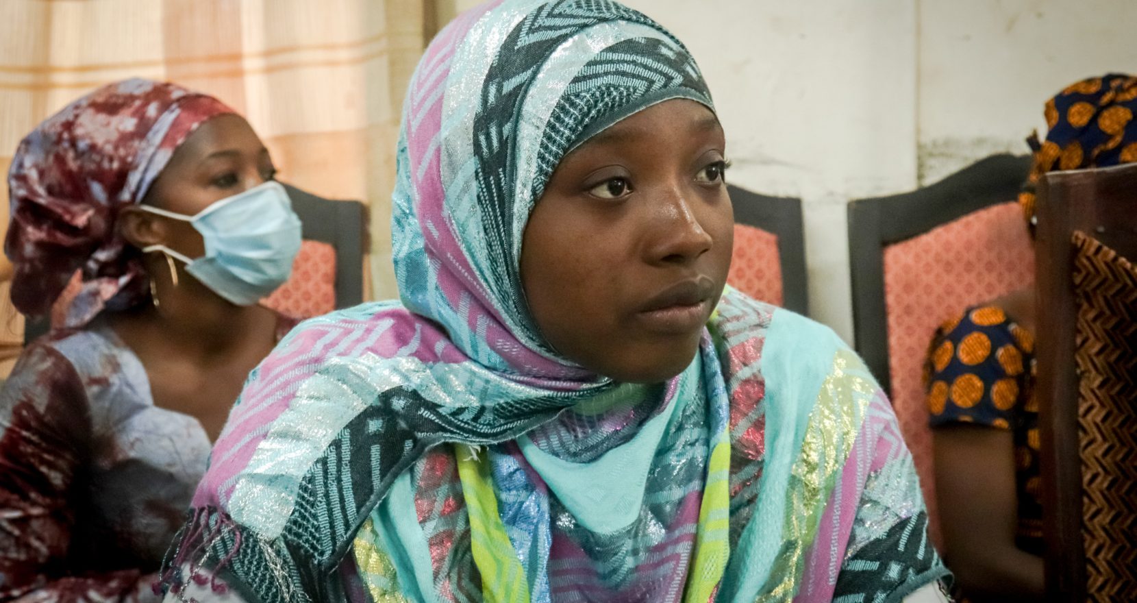 Séance de formation dans le cadre du projet Femmes dans la riposte Covid-19, Maison de la Femme, Bamako, 11 septembre 2020 (24/32)