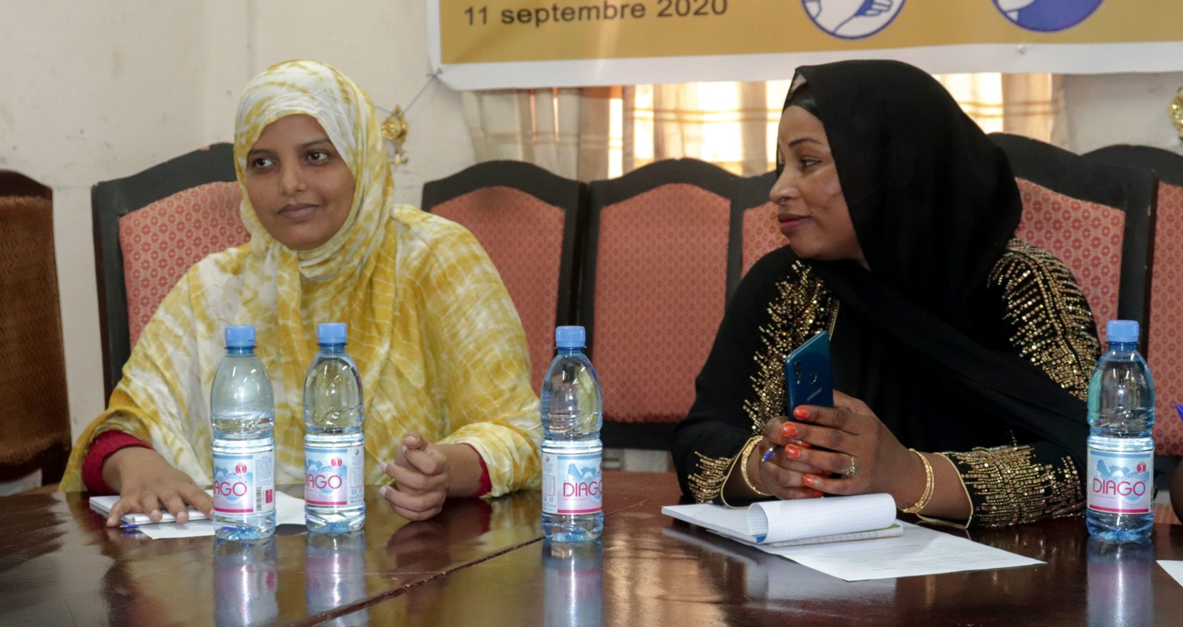 Séance de formation dans le cadre du projet Femmes dans la riposte Covid-19, Maison de la Femme, Bamako, 11 septembre 2020 (26/32)