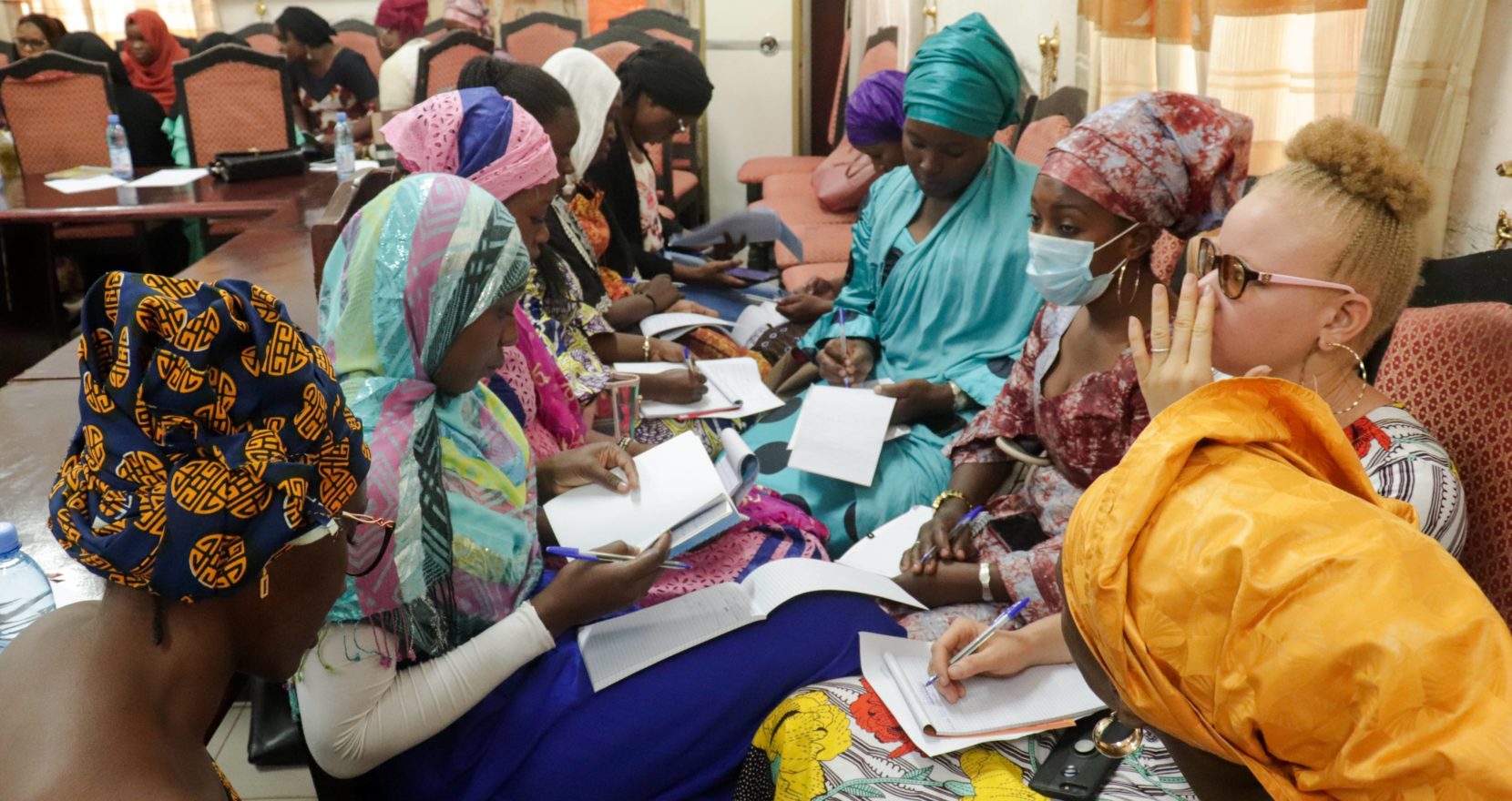 Séance de formation dans le cadre du projet Femmes dans la riposte Covid-19, Maison de la Femme, Bamako, 11 septembre 2020 (29/32)