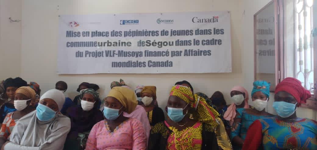 Pépinière de jeunes, Ségou, projet VLF-Musoya, 2021 (4/9)