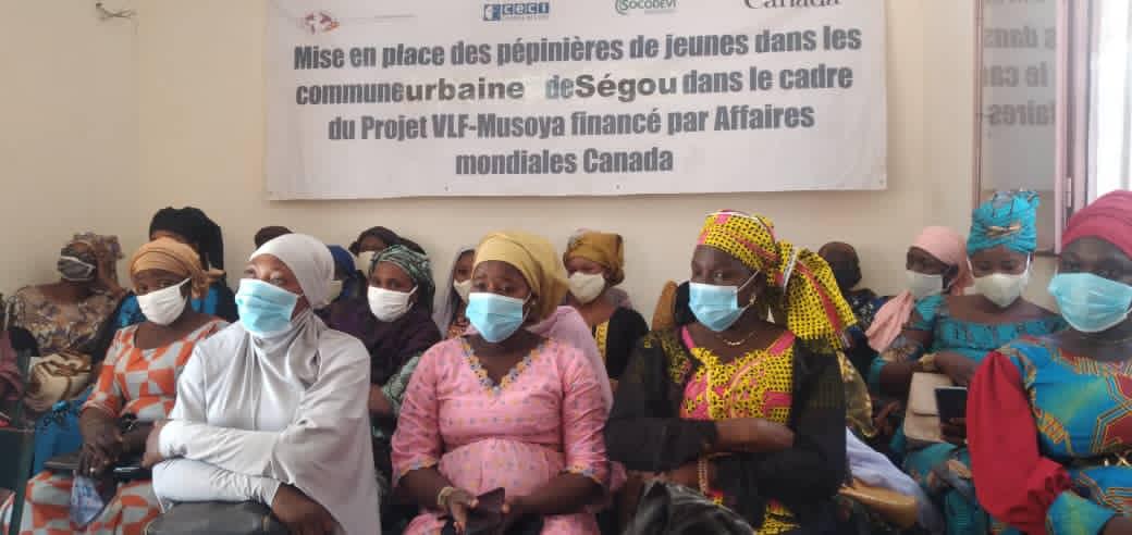 Pépinière de jeunes, Ségou, projet VLF-Musoya, 2021 (5/9)