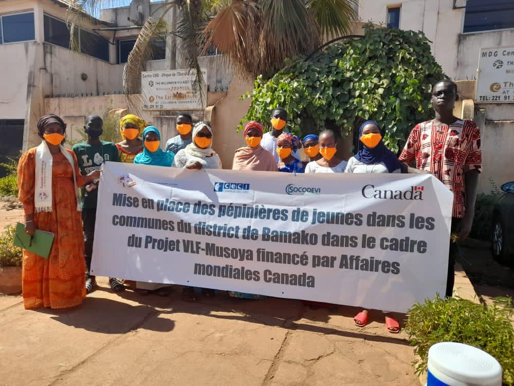 Pépinière de jeunes, Ségou, projet VLF-Musoya, 2021 (7/9)