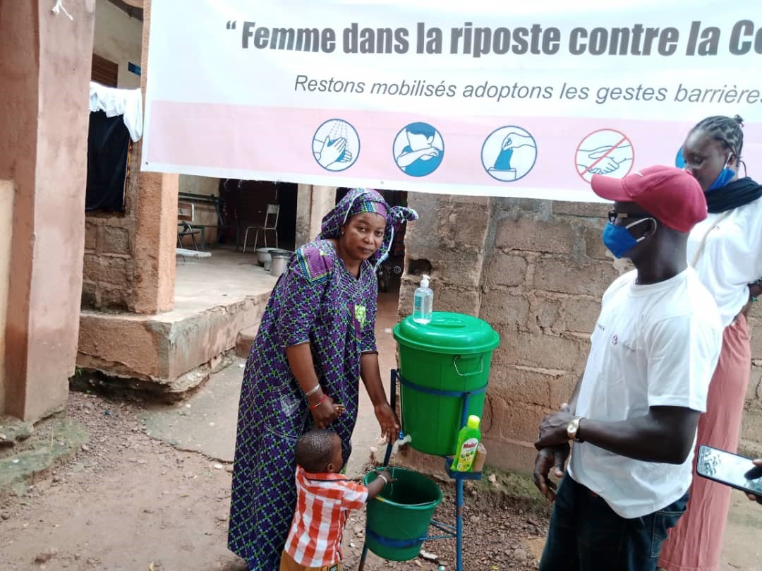 Activités de sensibilisation contre la Covid-19